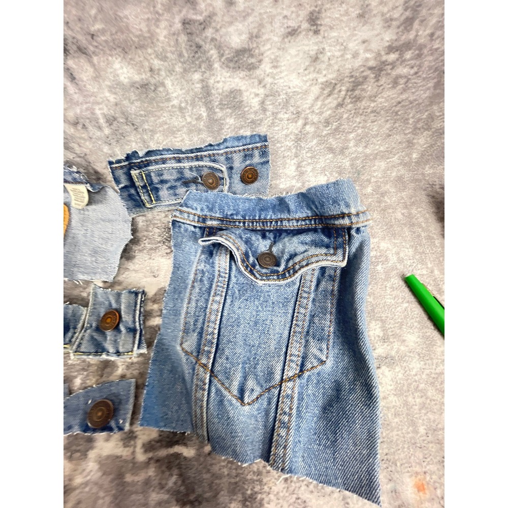 Levi Strauss Denim Jacket Replacement Hardware Bu… - image 5